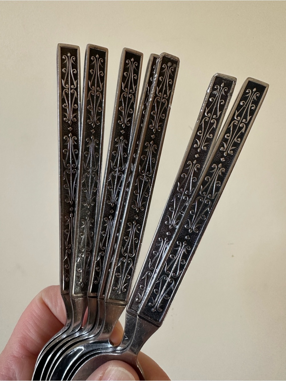 27 Piece Flatware Set National Miranda Stainlesss Steel Japan